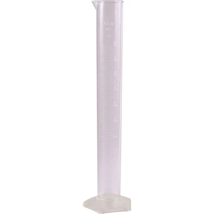 Measuring Cylinder Plastic Clear Graduated 100ml T841