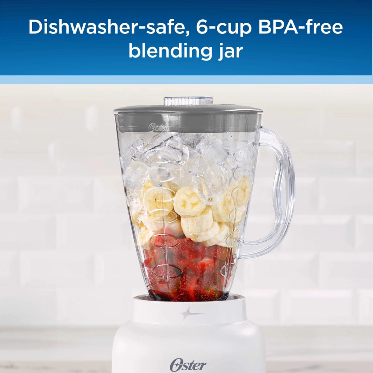 6 Cup 5 Speed 700 Watt Plastic Jar Blender I831746