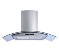 30" Stainless Steel Tempered Glass Wall Mount Range Hood Y43835