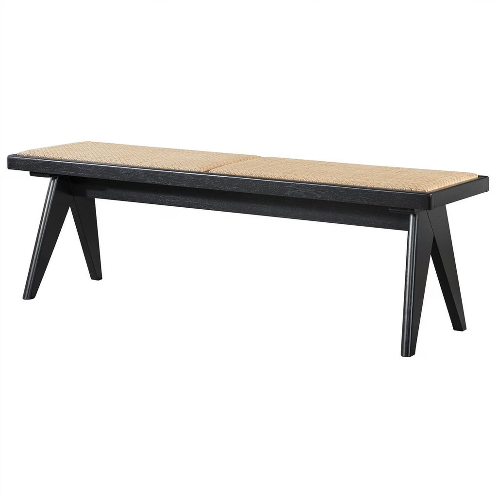 Camel Natural Rattan Dining Bench L76159
