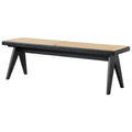 Camel Natural Rattan Dining Bench L76159