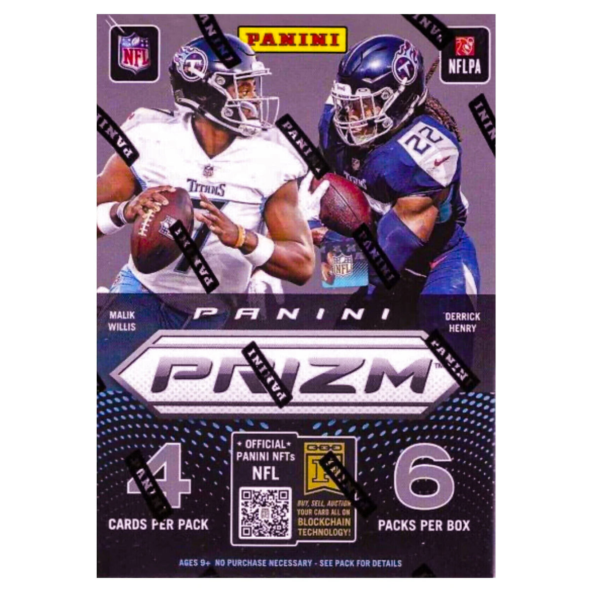 NFL Prizm Football Trading Card Blaster Box D4610