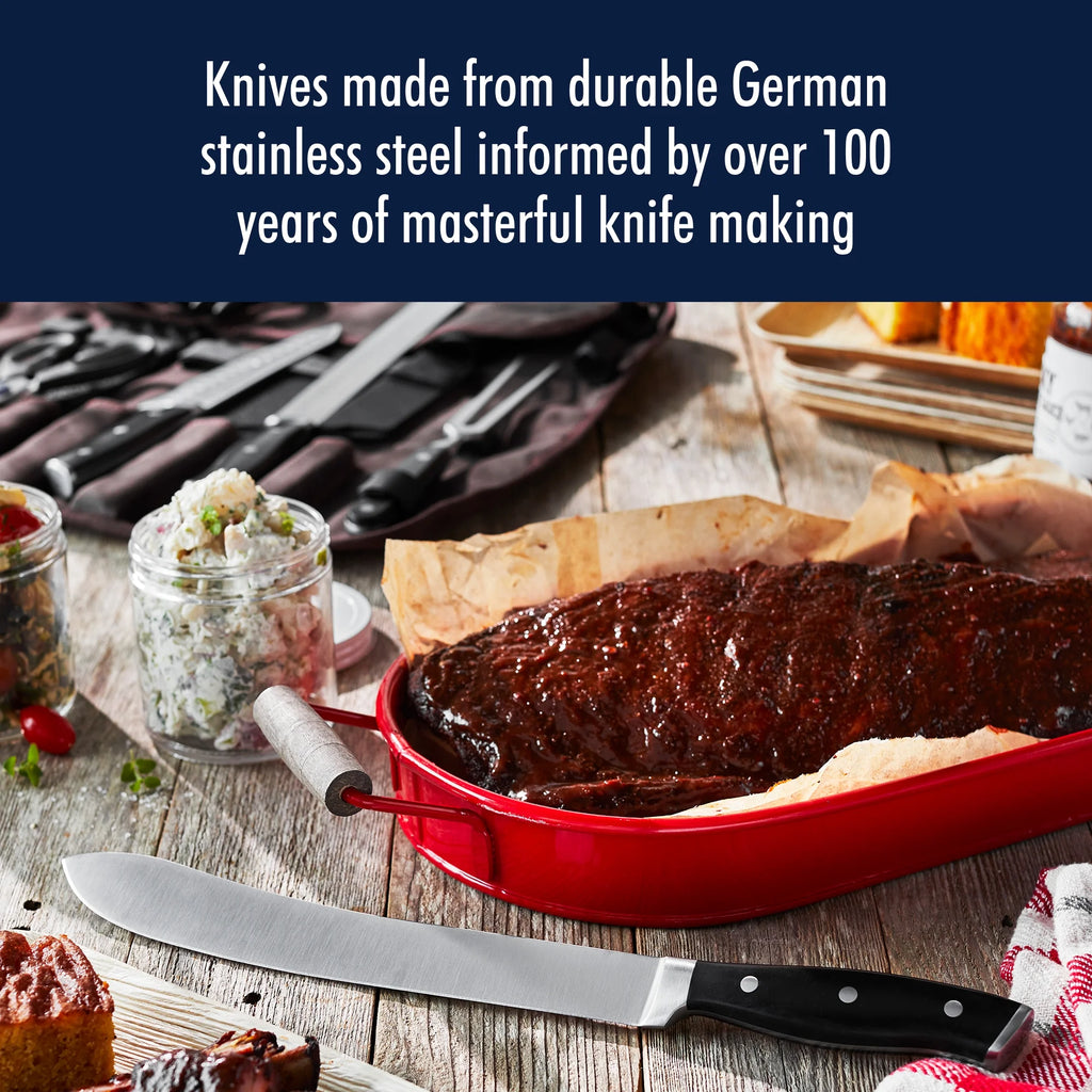 9 Piece Stainless Steel Chefs Knife Set E3404