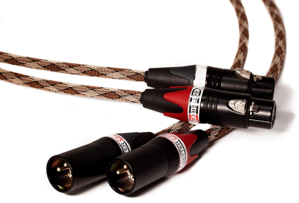 Balanced XLR Audio Cable, 1 meter, Stereo Pair J9947