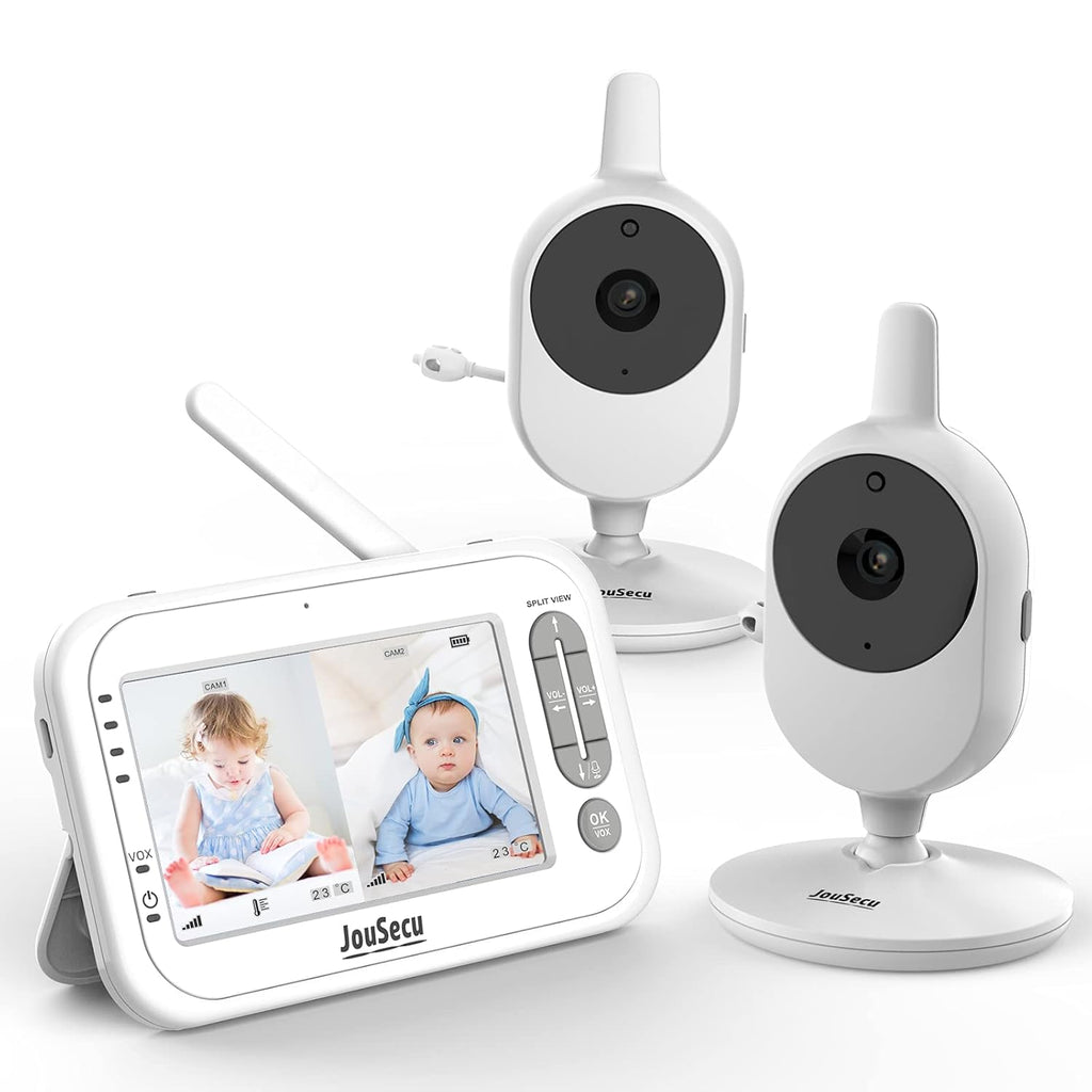 Baby Monitor with Camera and Audio 4.3 Inches LCD Split Screen R709390