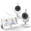 Baby Monitor with Camera and Audio 4.3 Inches LCD Split Screen R709390