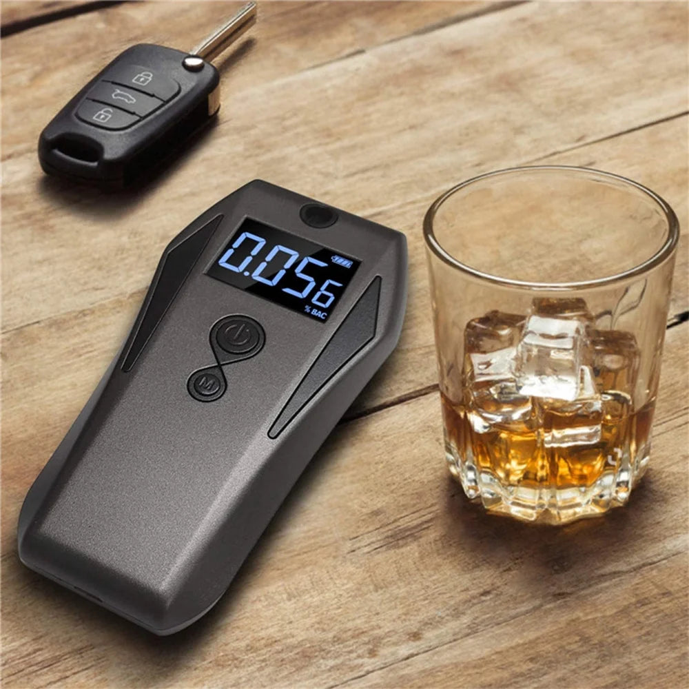 Portable Breath Alcohol Tester with 10 Mouthpieces Y5326