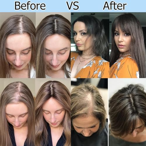 18 Inch Synthetic Fiber Clip in Hair Topper (Chestnut Brown & Honey Blonde) Z3336