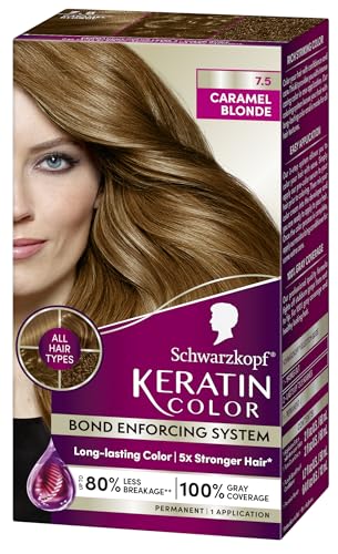 Keratin Blonde Hair Dye Platinum Blonde 001, 1 Application F865329