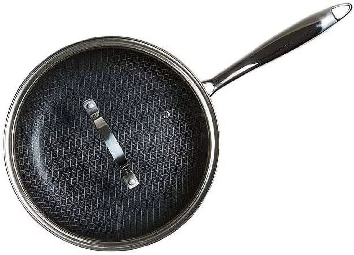 8 inch Nonstick Stainless Steel Skillet with Lid V9858