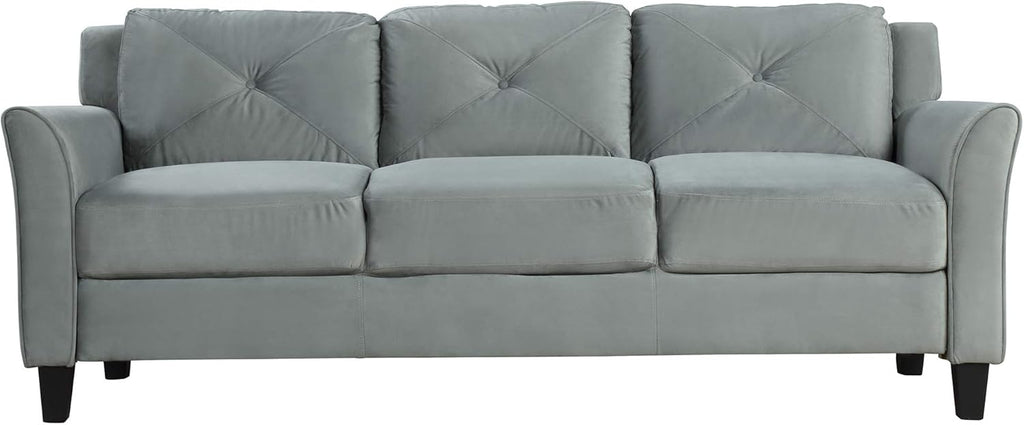 Gray 3 Piece Sofa Loveseat Chair Set U78366