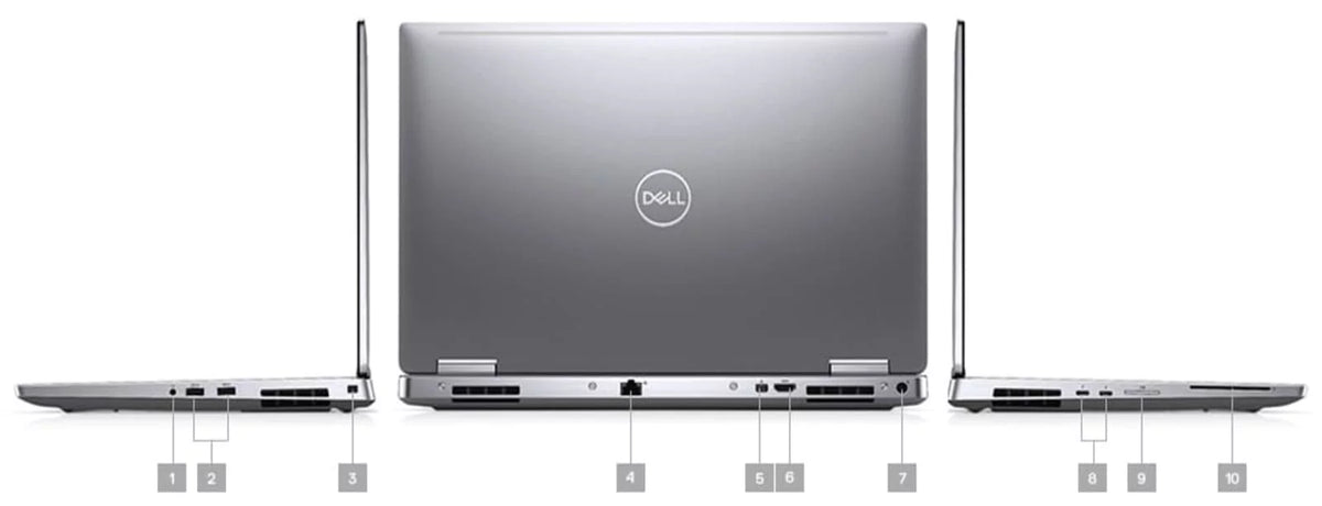 Restored Dell Precision 7540 Workstation Laptop 15.6" FHD Core i7 512GB SSD 8GB RAM RTX 3000 E2557