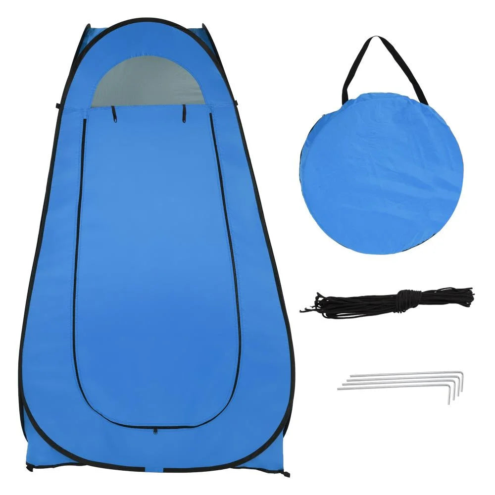 Blue Pop Up Camping Shower Tent H88556