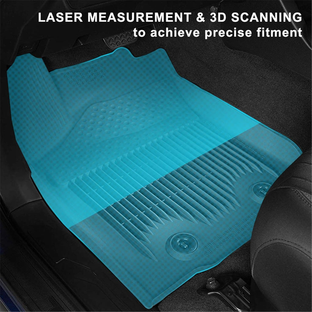 All Weather TPE Floor Mats Black I9816
