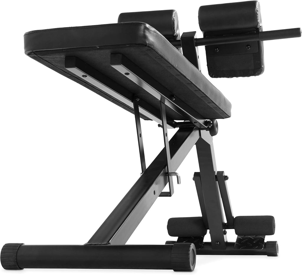 Black Hyperextension Ab Bench R6500