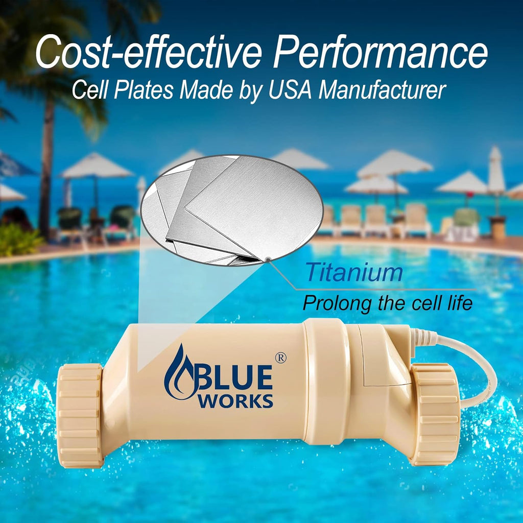 Saltwater Pool Chlorine Generator System for 20K Above Ground Pool B1485