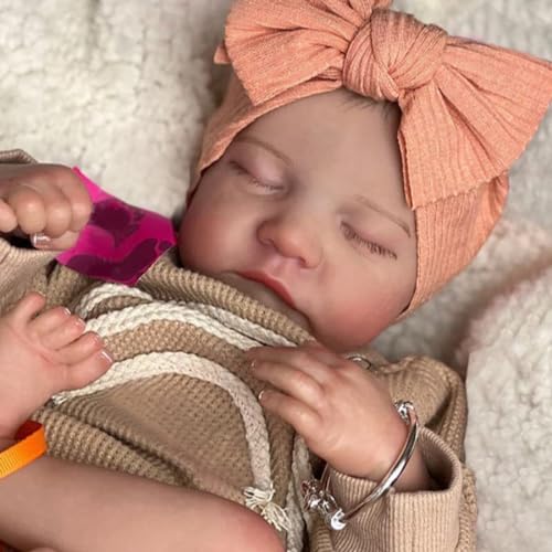 18 inch Lifelike Reborn Silicone Vinyl Sleeping Baby Doll A890