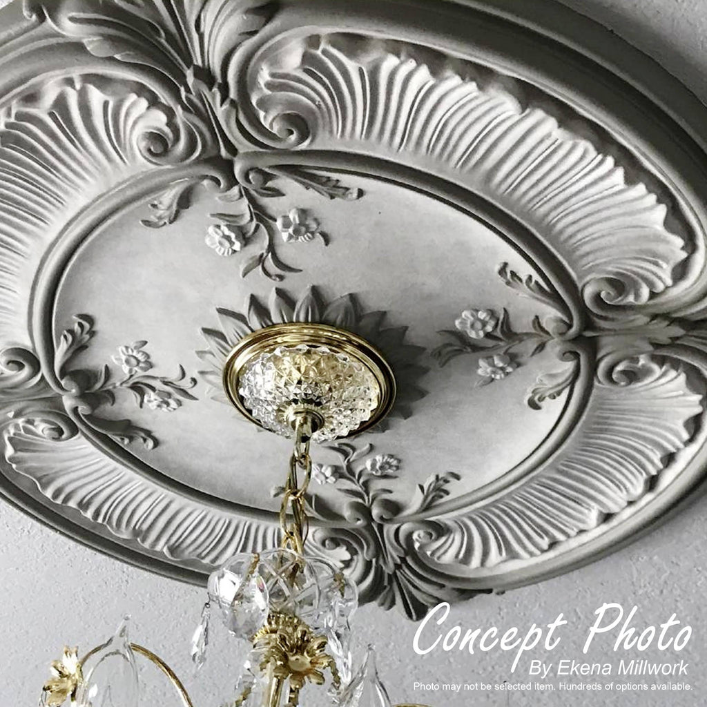 Hand-Painted Ceiling Medallion F26596