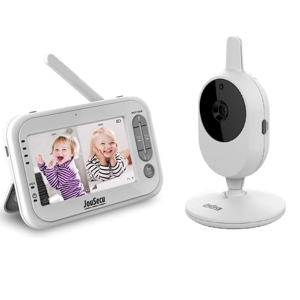 Baby Monitor with Camera and Audio 4.3 Inches LCD Split Screen R709390