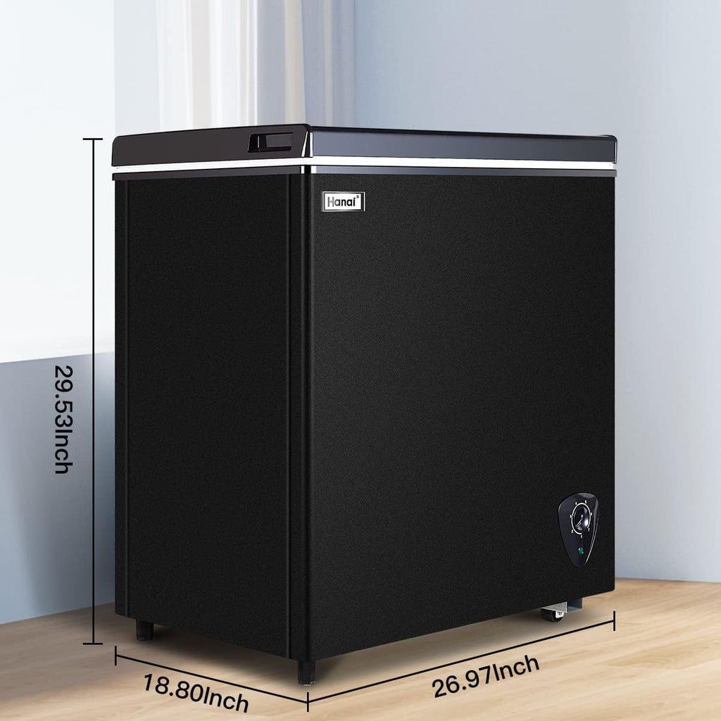 5.0 Cubic Top Open Door Chest Freezer with Removable Storage Basket C157773