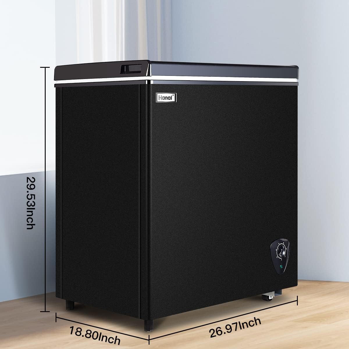 5.0 Cubic Top Open Door Chest Freezer with Removable Storage Basket C157773