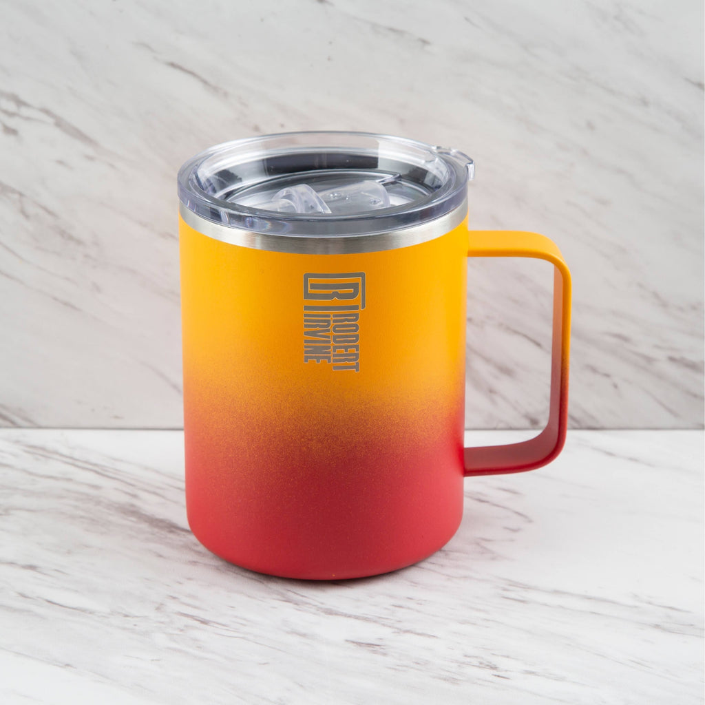Insulated Coffee Mugs, Set of 2 - Gray Y2791