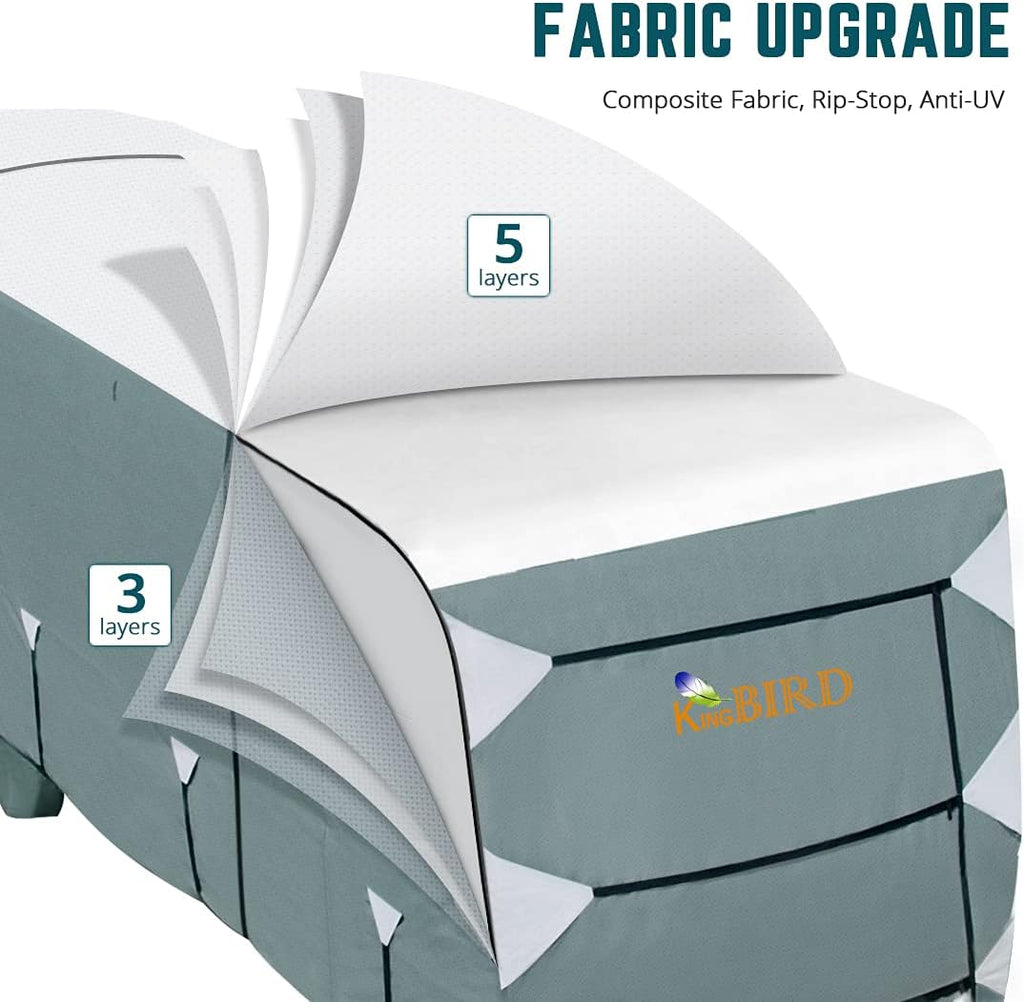 5 Layers RV Cover with Tire Covers N11626