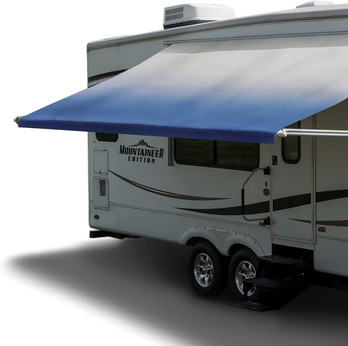 14' Tan/Camel Fade Premium Vinyl RV Awning Fabric Replacement F280523