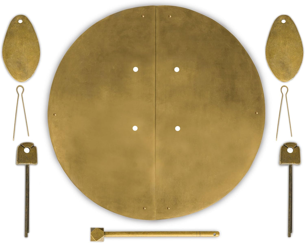Brass Cabinet Face Plate Backplate Hardware Set R236