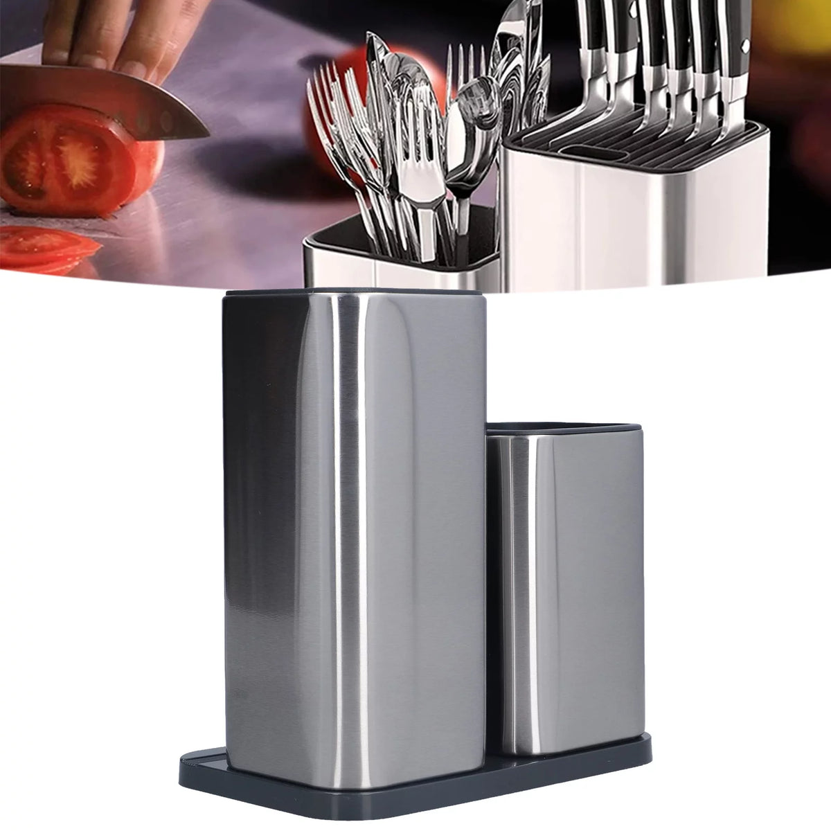 Stainless Steel Knife Holder Kitchen Knife Organizer M5725