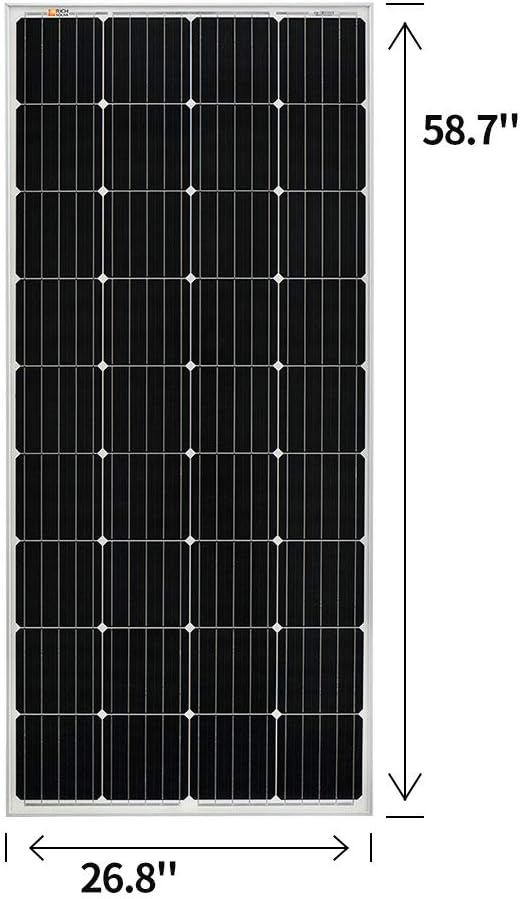 200 Watt 12 Volt Moncrystalline Solar Panel O453337