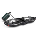 Black 2 Burner Portable Propane Camping Stove E618