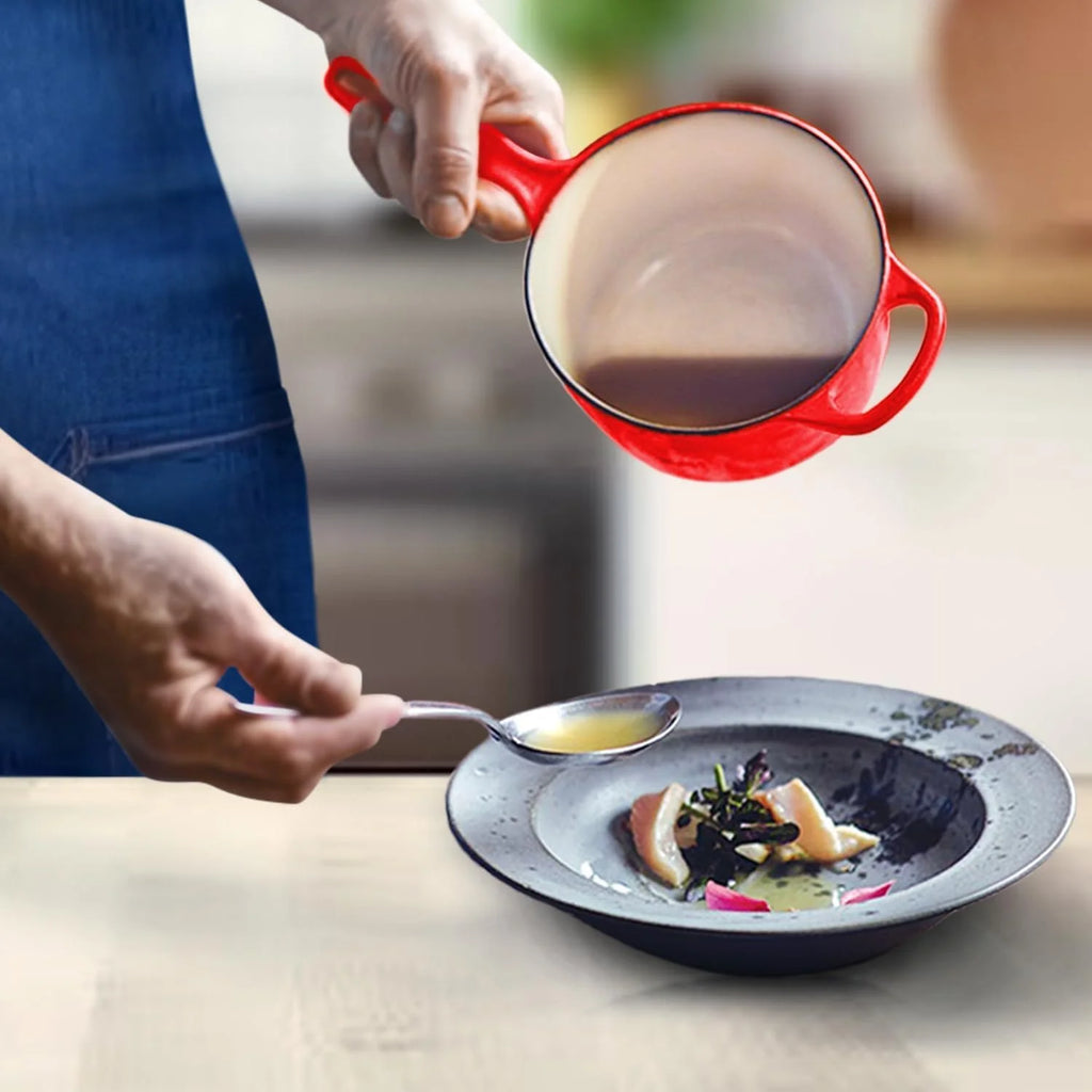 Enameled Cast Iron Cookware Set D830946
