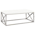 Glossy White Laminate Coffee Table I588