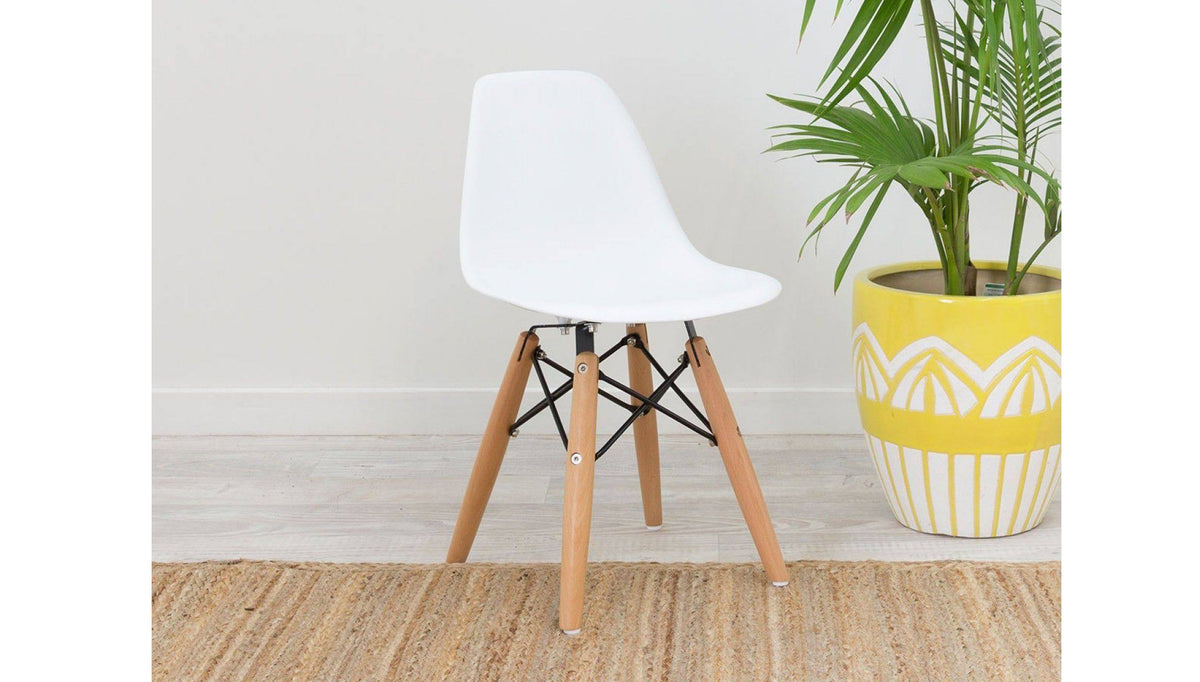 White Kids Playroom Chair 2-Pack T6180