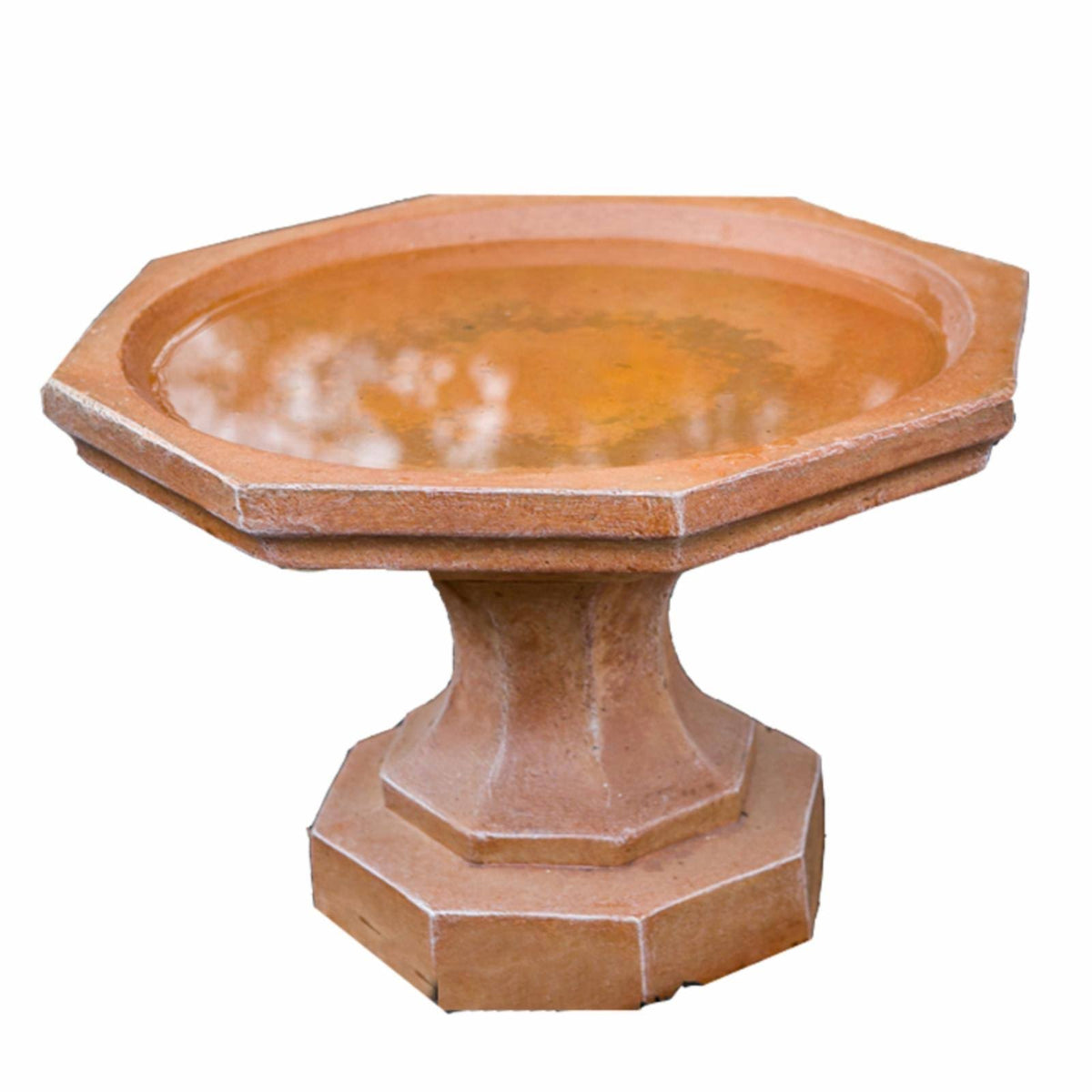 Cast Stone Octagon Bird Bath F799513