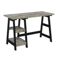 Trestle Desk With Shelves Y20717