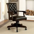 Brown Finish Contemporary Arm Chair X901