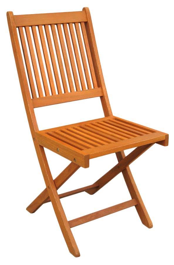 Balau Wood Folding Patio Chair - Set of 2 A234202