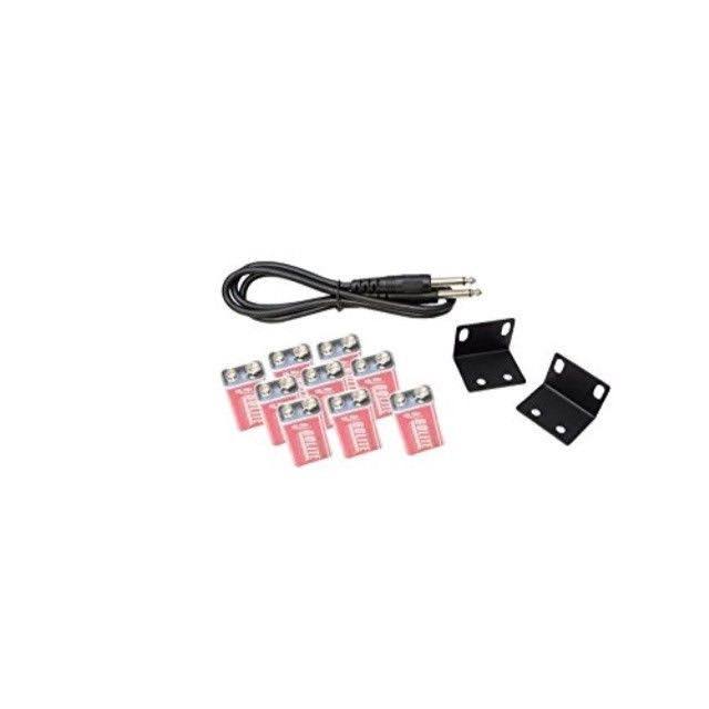8 Channel Wireless Microphone System with 8 Clip Lavalier Lapel & 8 Headset Microphones, Receiver Base A2489