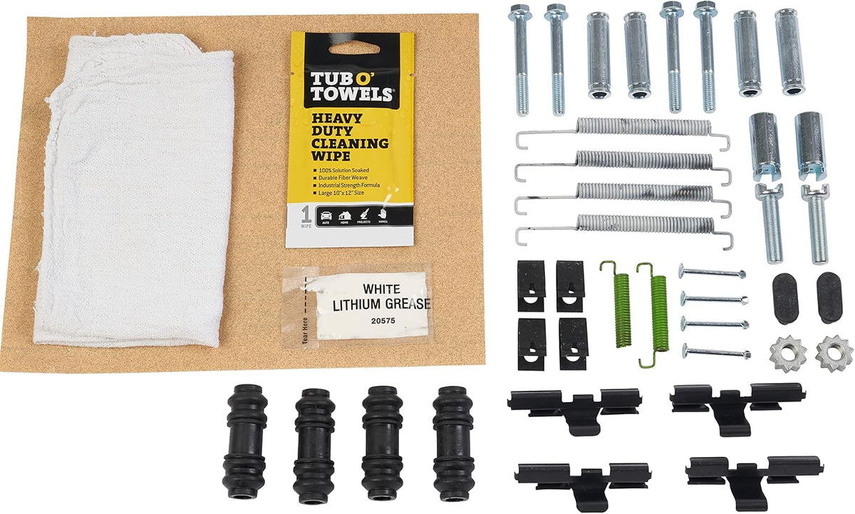 Brake Job Completion Kit: Replacement Hardware and Accessories, Pack of 2 U780