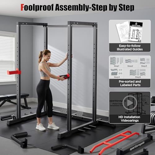 1600lbs Multi-Function Power Cage with Cable Crossover System I5160