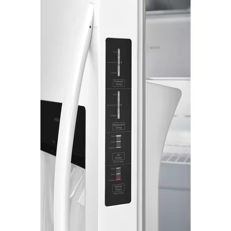 22.3 cu. ft. Side by Side Refrigerator in White I69353