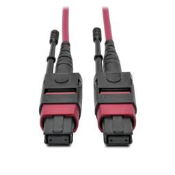 OM4 Fiber Optic Patch Cable 10 ft Magenta X731241