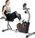 Magnetic Recumbent Exercise Bike with Adjustable Resistance and LCD Display M367