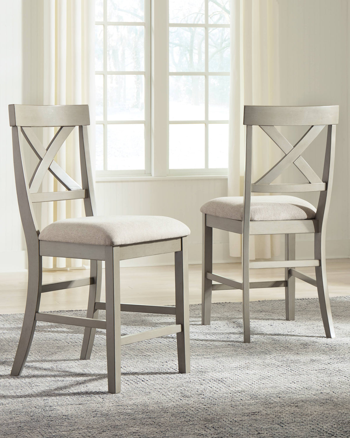 Upholstered Barstool (Set of 2) E89123