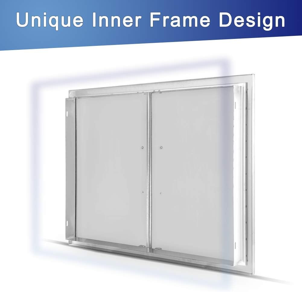 Stainless Steel Outdoor Kitchen Double Access Door K67880