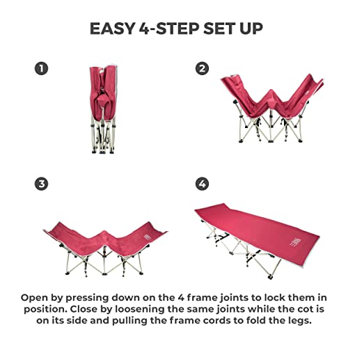 Folding Camping Cot 300 lbs H672471