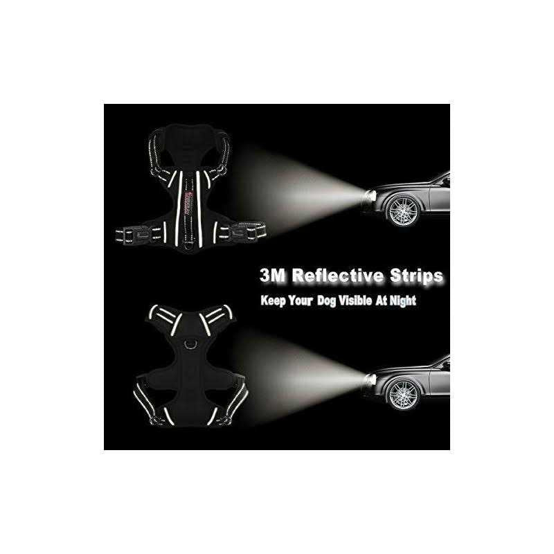 No Pull Reflective Dog Harness with Handle A220963