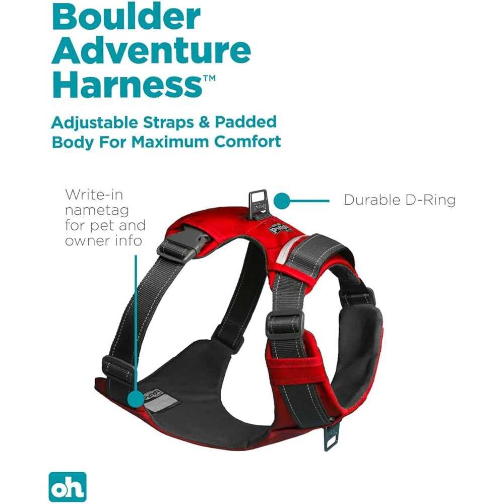 Adjustable Dog Harness with Pockets M8267